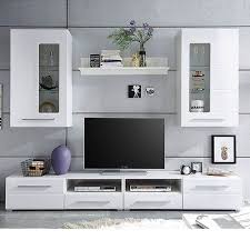 Ebay Angebot Anbauwand Wohnwand Enrique 2 Wohnzimmer Front Weiss Hochglanz 2 Hangevitrinenihr Quickberater Mebel Dlya Gostinoj Gostinaya Mebel