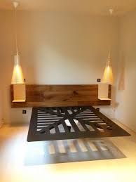 Photo Notre Lit Suspendu Herault 34 Projet Sete Maison Contemporaine En Bois On Est Dans La Camas Metalicas Muebles Hierro Y Madera Cama Flotante