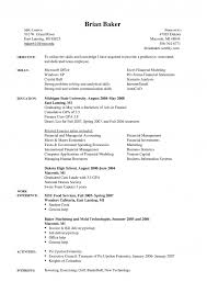 resume brian baker's portfolio