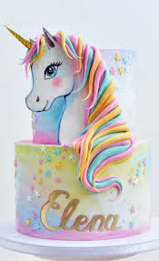 Unicorn fondant cake for elena's 7th birthday with rainbow and baby unicorn detailing. The 10 Most Magical Unicorn Cake Ideas On Pinterest Shimmer Confetti