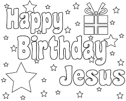 Jesus loves me coloring page. Happy Birthday Jesus Coloring Pages Printable Happy Birthday Jesus Jesus Coloring Pages Happy Birthday Lettering