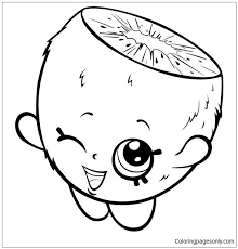 The first season of shopkins was released in the year 2014, and since then, its craze. Cute Cartoon Kiwi Shopkins Coloring Pages Toys And Dolls Coloring Pages Free Printable Coloring Pages Online