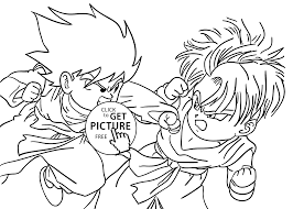 Many people surely love manga. Dragon Ball Z Free Coloring Pages Coloring Home