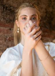 Engagement ring gold & dimonds