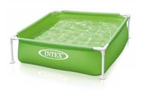 Piscine Tubulaire Carree Intex 1m22 X 1m22 X 30cm 57172np Piscinette