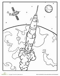 Cute cat printable coloring page, printable outer space coloring page for kids, kawaii outer space printable activity, kids coloring sheet. Outer Space Coloring Pages Education Com