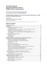Pdf Literature Review A Selection Of The Work Of International Organizations On Stem Education And Stem Related Issues
