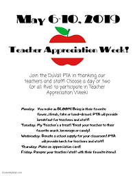 Dear luis, i am writing this letter to appreciate your efforts for attending the annual business week, which was held on december 10, 2009. Help The Pta Celebrate Teacher Appreciation Week Duvall Elementary School