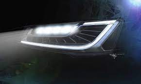 Audi S Matrix Led Headlights Can Automatically Dim And Illuminate Audi A8 Car Led Headlights