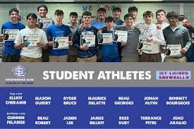 We would like to congratulate our players who maintained a 4.0 this 9  weeks. Top Row: Elliot Cheramie, Mason Guidry, Ryder Bruce, Maurice  Delatte, Beau Georges, Jonah Autin & Bennett Bourgeois Bottom