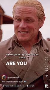 Sam Heughan Taylor Swift Concert