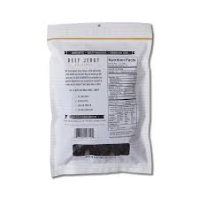 One piece of beef jerky pieces has contains about 82 calories and just over two grams carbohydrate. Original Beef Jerky Old Fashioned People S Choice People S Choice Beef Jerky