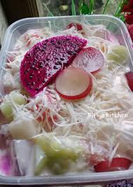 Resep Salad Buah Creamy Oleh Febri Wulandari Resep Resep Salad Salad Buah Campuran Buah