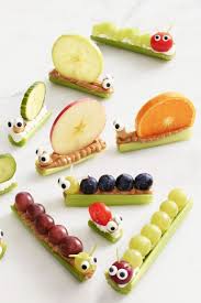 Celery Snails Caterpillars Recipe Yummy Snacks Creative Food Caterpillar Recipe