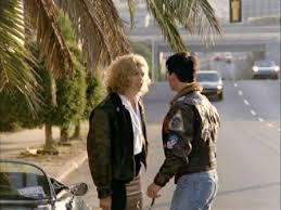 Charlie in top gun (1986) with tom cruise; Tom Cruise And Kelly Mcgillis In Top Gun 1986 Famousfix Com Post