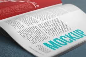 Free Psd Mockup 4k Magazine On Behance Magazine Mockup Mockup Free Psd Mockup Psd
