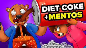 What If You Drink Diet Coke And Mentos Youtube