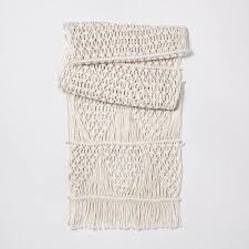 Cream Macrame Table Runner Opalhouse Target Macrame Table Runner Opalhouse Macrame Runner