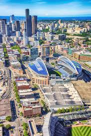 The seahawks compete in the national football league (nfl) as a member club of the league's national football conference (nfc) west division. Seattle Seahawks Stadium Aerial Photograph By Art Wager