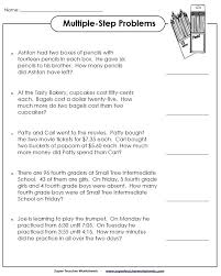 Multi Step Word Problems 5th Grade Worksheets Multi Step Word Problems Multiplication Word Problems Word Problems