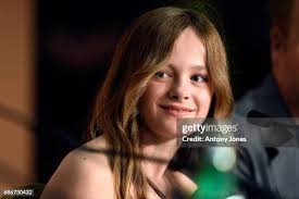 Actress Isabelle Herbert attends the "Happy End" press conference... News  Photo