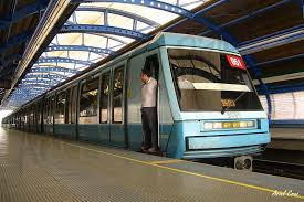 Los dominicos plaza maipu las condes maipu. Metro Santiago 505 San Joaquin L5 Alstom Ns93 N2051 San Joaquin Underground Tube Santiago