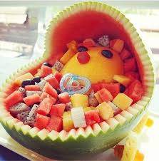 Decoracion de frutas para baby shower. Arreglos Para Baby Shower De Nino Y Nina Ideas Increibles