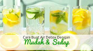 * 1 liter air * 2 batang serai diketuk * 2 batang kulit kayu manis * 4 inci halia diketuk * 5 kuntum bunga cengkih * 1 biji lemon dihiris * madu. Cara Buat Air Detox Dengan Mudah Dan Sedap Water Recipes Basil Lemonade Smoothie Recipes