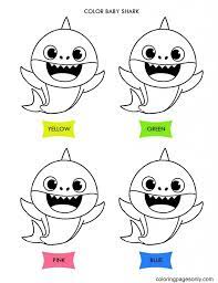 Show your kids a fun way to learn the abcs with alphabet printables they can color. Color Baby Shark Coloring Pages Baby Shark Coloring Pages Coloring Pages For Kids And Adults