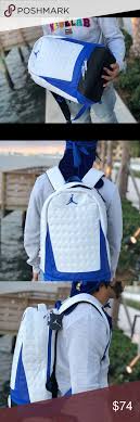Jordan Retro 13 Backpack Black And White Nike Air Jordan White Blue Retro 13 Backpack Nike Air Jordan White Air Jordans Retro 13