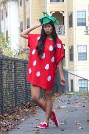Just Casually Chic Strawberry Costume Diy Strawberry Costume Haloween Costumes