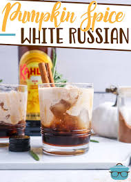 You can always add more, so go light the first time to mix the drink to get your perfect flavor. Pumpkin Spice White Russian The Country Cook