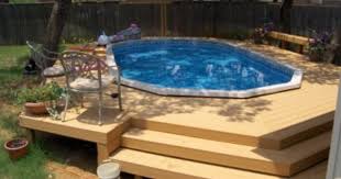 Above Ground Pool Simple But Awesome Backyard Pool In Ground Pools Oval Pool