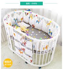 Bumper ties should always be secured tightly and positioned outside of the crib. 5pcs Set Nordic Style Round Rectangle Oval Shape Baby Crib Bumpers Cozy Baby Bedding Set Cotton Baby Cot Bumpers Bed Sheet Cot Bumper Crib Bumperbaby Cot Bumper Aliexpress