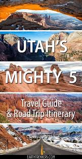 Utah S Mighty 5 Travel Guide And Road Trip Itinerary Utah National Parks Road Trip National Parks Trip Utah Travel