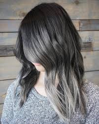 We're starting you easy with this black to purple ombre hair. 25 Cool Black And Grey Hair Color Ideas Trendy Now May 2020