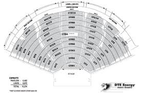 41 Curious Dte Music Theater Seating Chart With Seat Numbers