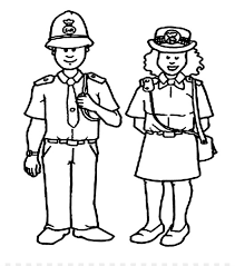 Coloring pages for police are available below. Police Officer Coloring Book Page Badge Police Pictures For Kids Nohat Free For Designer