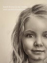 There is simply no more beautiful sight in the world than the faces of the  people we love. Capturing a memory in pencil