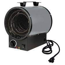 King 240 Volt 4000 Watt Portable Shop Heater In Gray Pgh2440tb The Home Depot Garage Heater Shop Heater Portable Garage