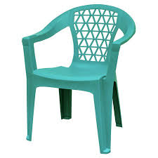 Adams Usa Resin Stack Chair With Phone Holder Turquoise Walmart Com Plastic Patio Furniture Stackable Chairs Simple Storage