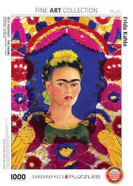 Also includes a matching frida kahlo print to frame as wall art. Puzzle Frida Kahlo Eurographics 6000 5425 1000 Pieces Jigsaw Puzzles Men And Women Jigsaw Puzzle