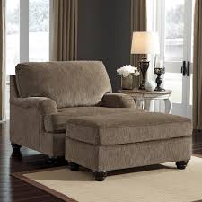 Chair and ottoman this is a very comfortable, large chair and ottoman which complements it perfectly. Benchcraft Braemar 4090123 14 Transitional Chair And A Half With Ottoman Household Furniture Chair Ottoman Sets