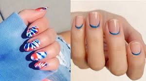The combination of red, blue, and white is super creative here. Best Fourth Of July Nails For 2019 33 Ideas That Aren T Cheesy Glamour