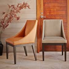 Curved Leather Chair Sets Dining Chairs Dining Room Chairs Upholstered Upholstered Chairs