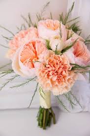 White Peach Emerald Green Wedding Flowers Green Wedding Flowers Emerald Green Weddings Peach Bouquet