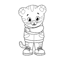 Hundreds of free spring coloring pages that will keep children busy for hours. Art Daniel Tiger Pbs Kids