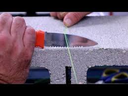 Braid Vs Mono Line Diameter Torture Test On Brick And Knife
