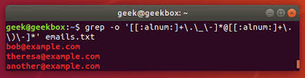 Sintaxis grep opciones patrn ejemplo: Comando Grep En Linux Con Ejemplos Like Geeks