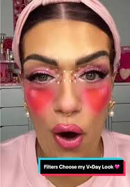 Valentine's Makeup Challenge with Fun Filters